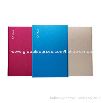 Power Banks with Lithium Polymer Cell, 6,000mAh